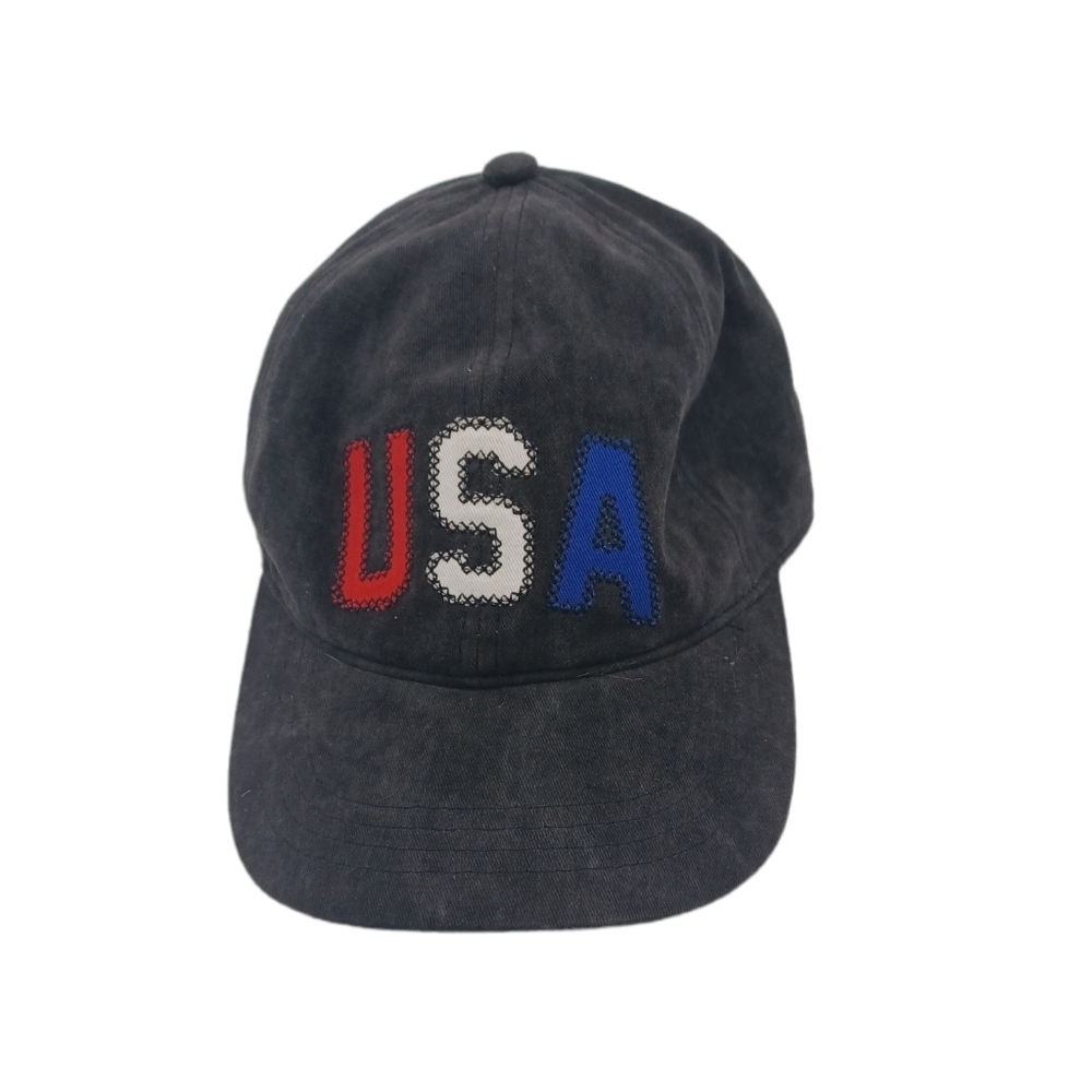 David and Young Black USA Adjustable Baseball Cap Hat